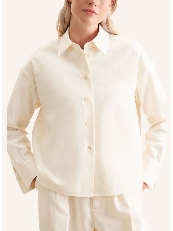 Seidensticker Koszula w kolorze kremowym rozmiar: 38