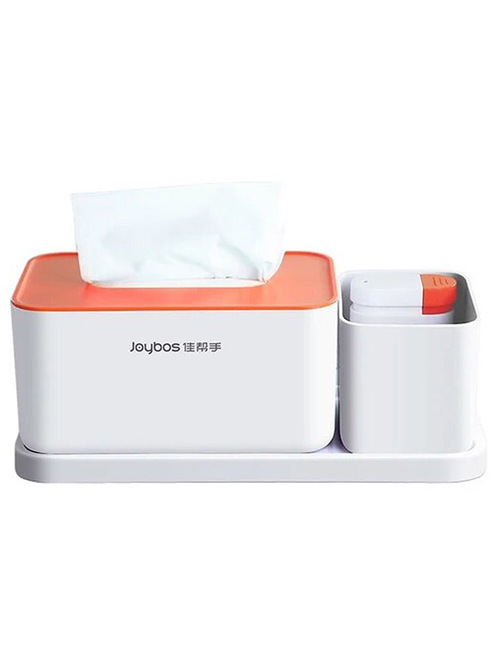 Joybos Organizer w kolorze biało-pomarańczowym - 30,6 x 12,5 x 14 cm rozmiar: onesize