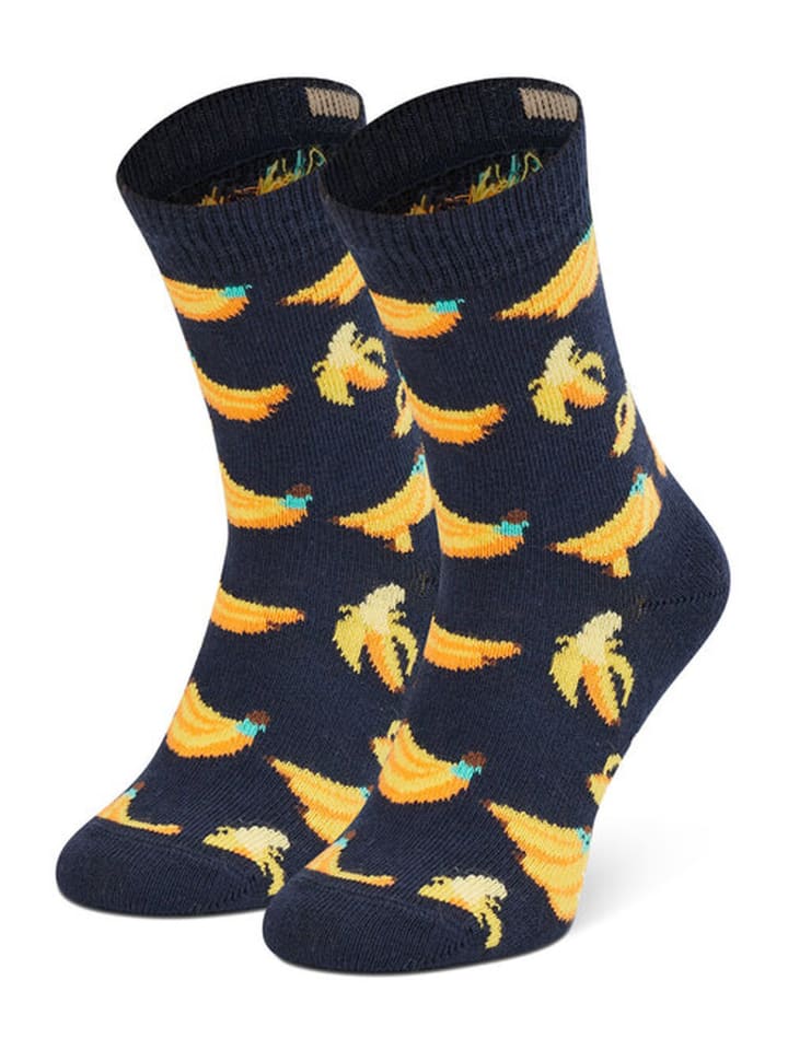 Happy Socks Skarpety "Banana" w kolorze granatowo-żółtym rozmiar: 22-24