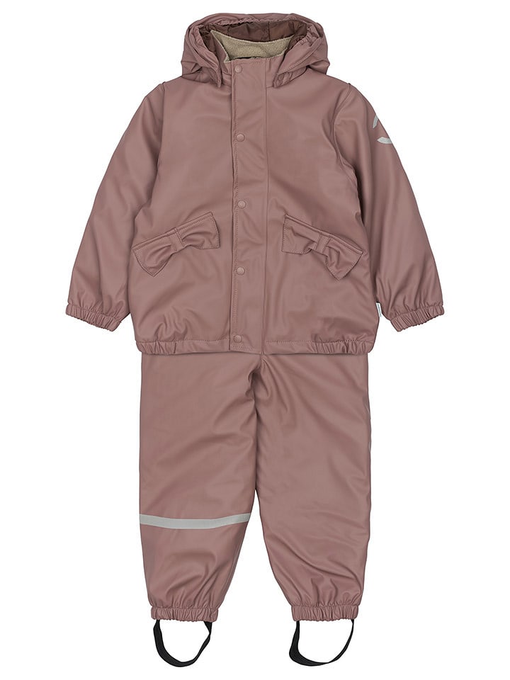 mikk-line 2-częściowy zestaw przeciwdeszczowy w kolorze jasnoróżowym rozmiar: 104