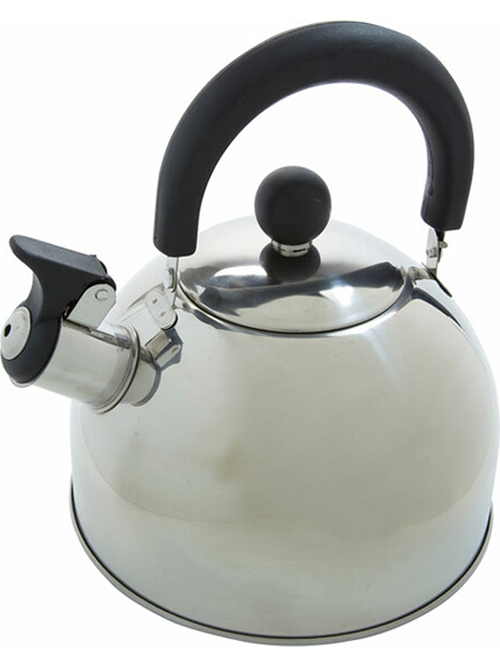 Regatta Czajnik kempingowy "Whistle Kettle" w kolorze srebrnym - 1,8 l rozmiar: onesize