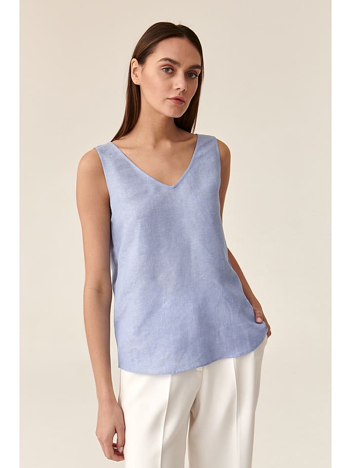 TATUUM Top w kolorze błękitnym rozmiar: 42