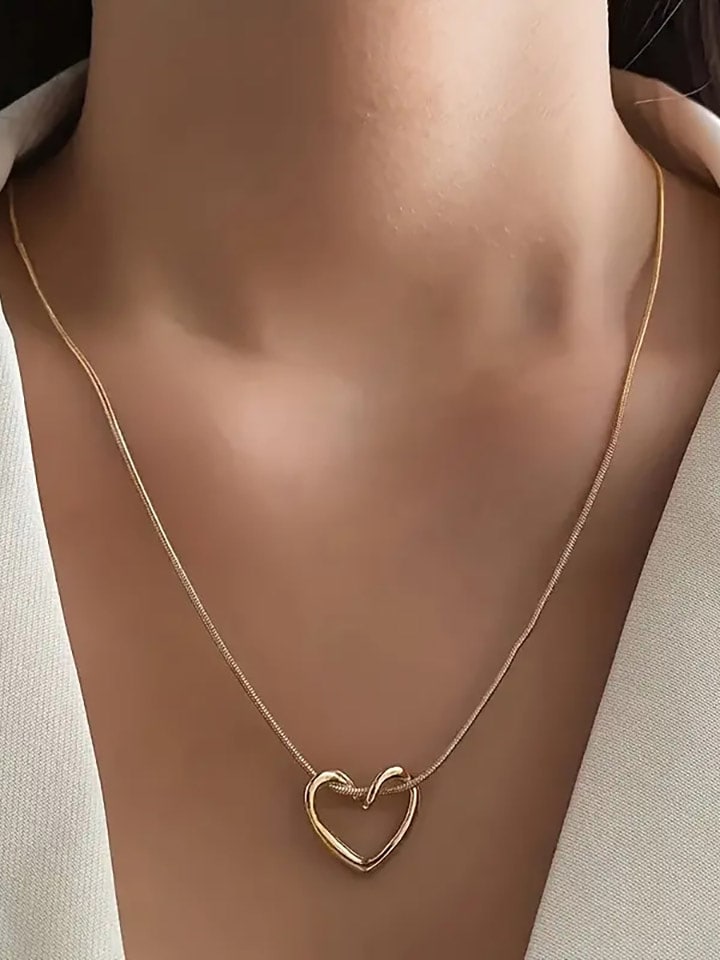 Nakkash Pozłacany naszyjnik z zawieszką - dł. 42 cm rozmiar: onesize