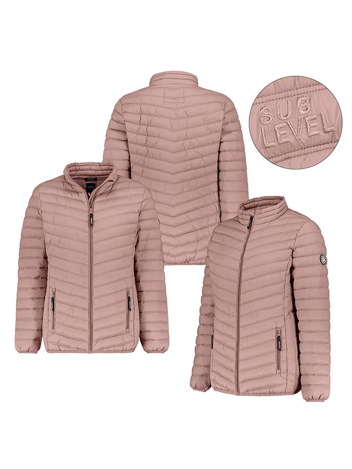 Sublevel Kurtka pikowana w kolorze szaroróżowym rozmiar: M