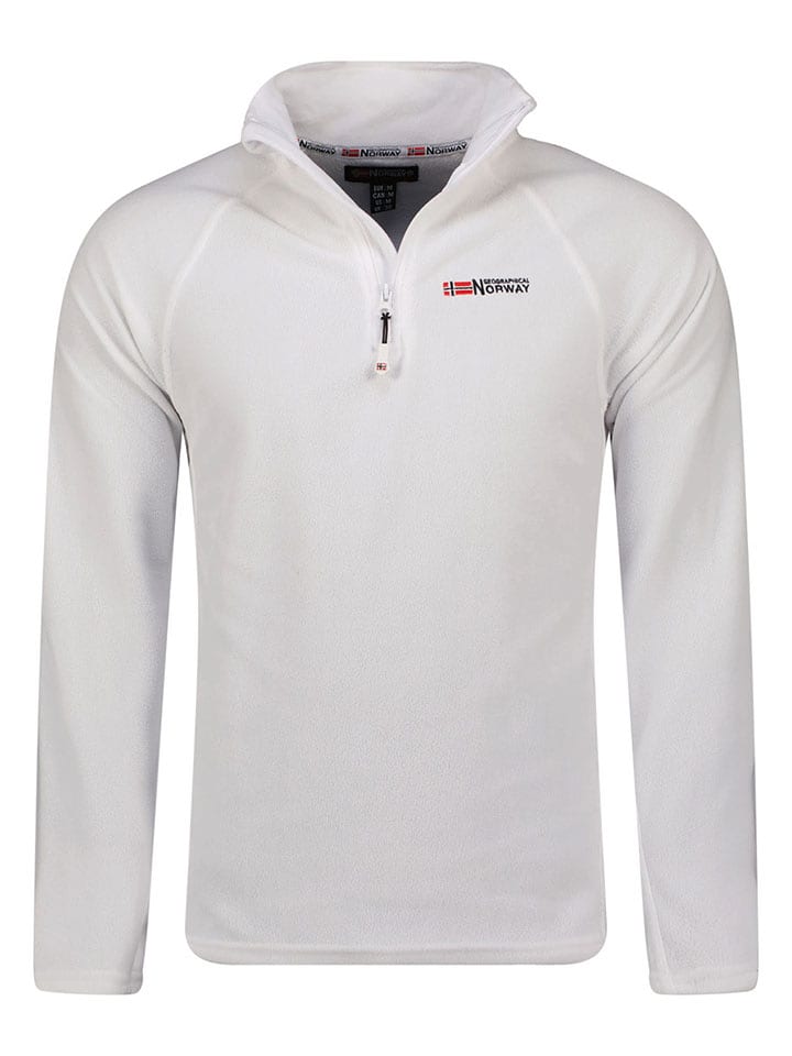 Geographical Norway Bluza polarowa "Tug" w kolorze białym rozmiar: 3XL