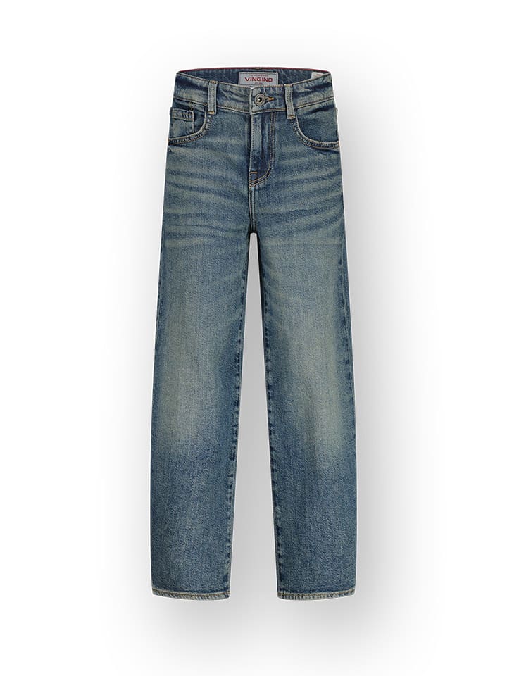 Vingino Dżinsy "Keaton" - Regular fit - w kolorze niebieskim rozmiar: 170