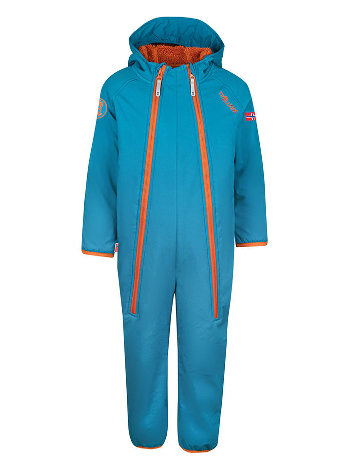 Trollkids Kombinezon softshellowy "Nordkapp" w kolorze niebieskim rozmiar: 98
