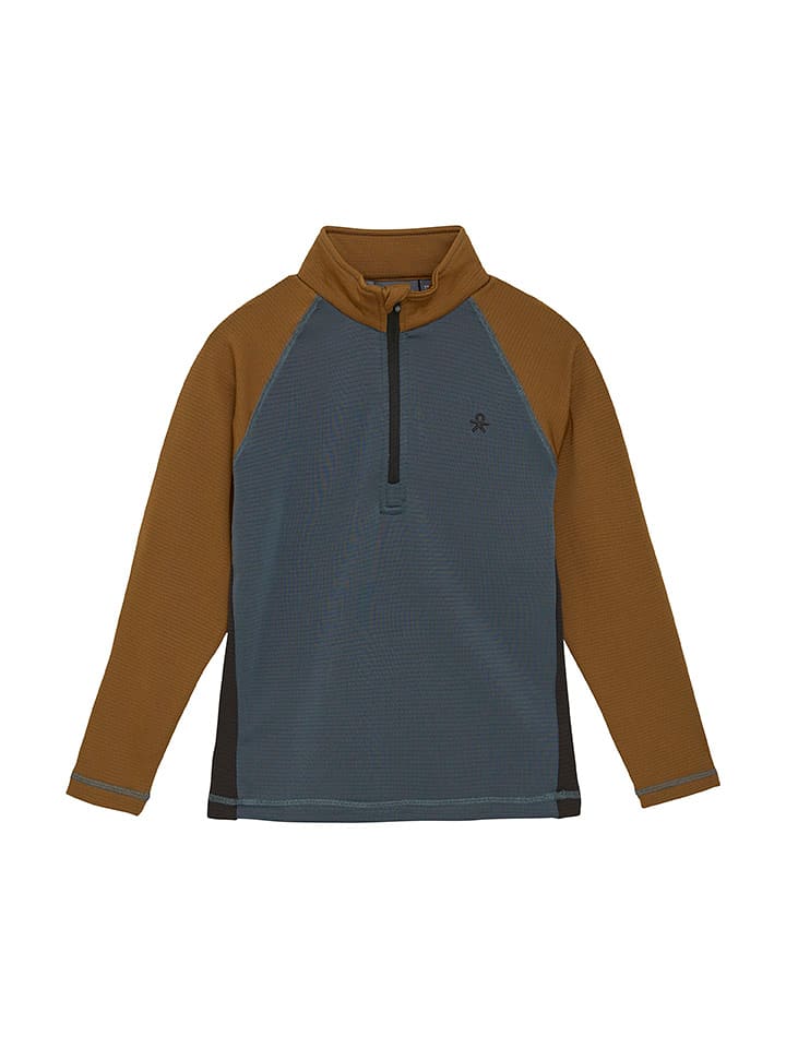 Color Kids Koszulka funkcyjna w kolorze szaro-jasnobrązowym rozmiar: 176