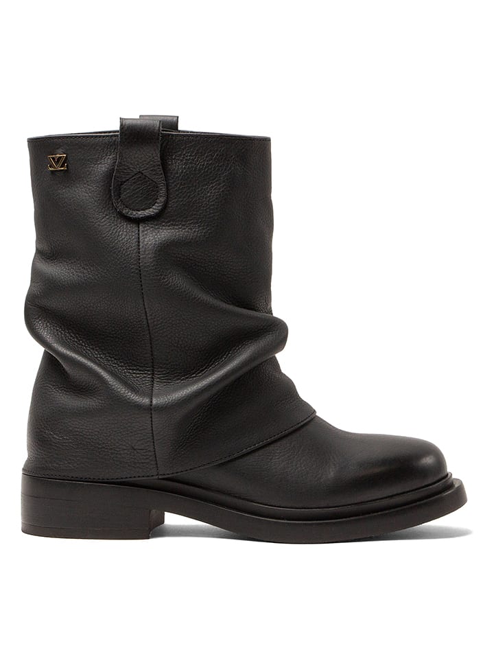 Lazamani Skórzane botki w kolorze czarnym rozmiar: 38