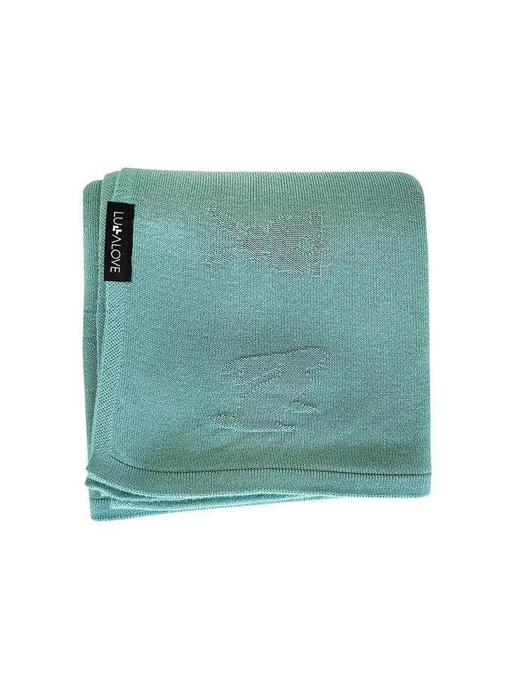 Lullalove Kocyk w kolorze zielonym rozmiar: 130x170 cm