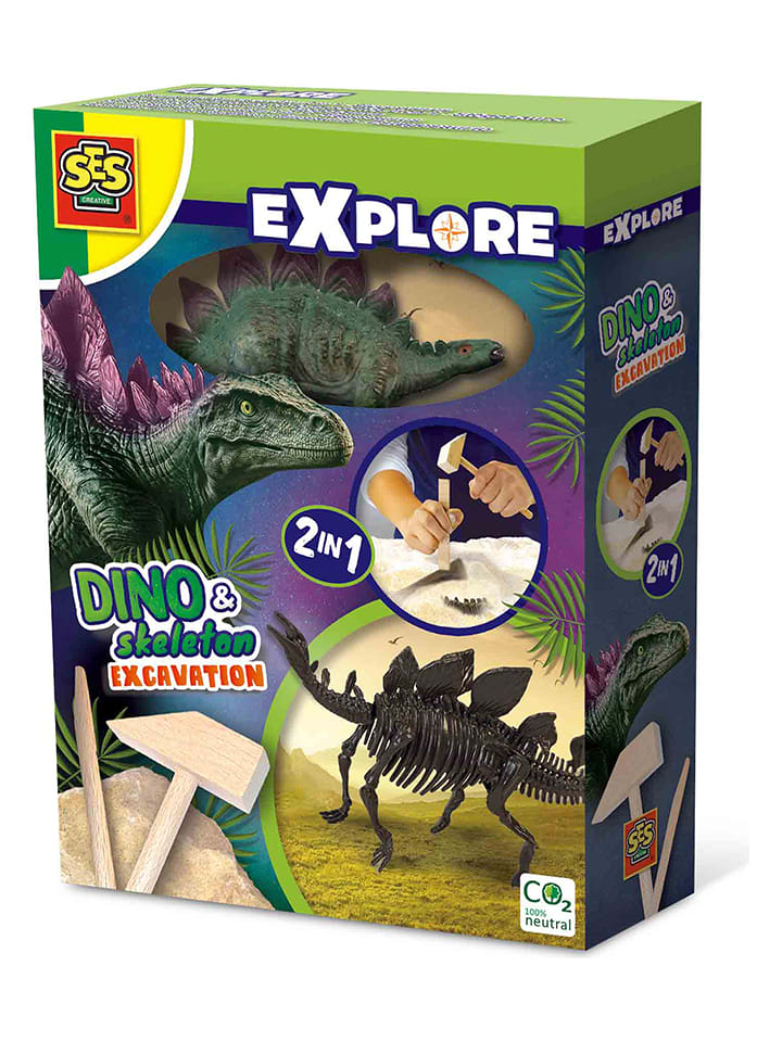 SES Zestaw kreatywny "Stegosaurus" - 5+ rozmiar: onesize