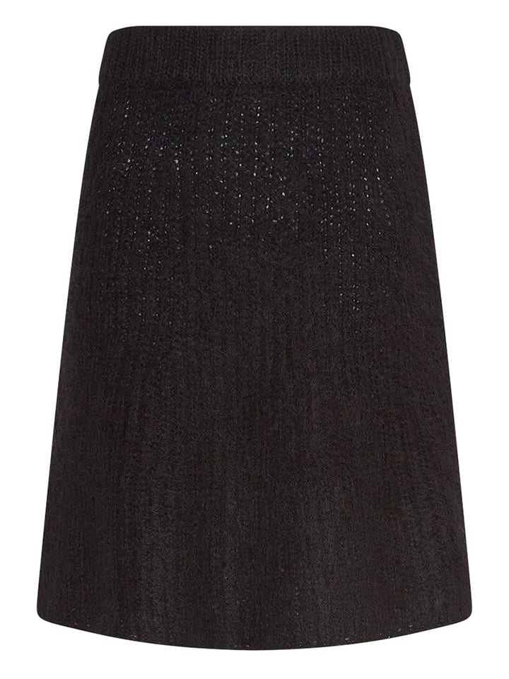 MOSS COPENHAGEN Spódnica dzianinowa "Annalisa" w kolorze czarnym rozmiar: L/XL