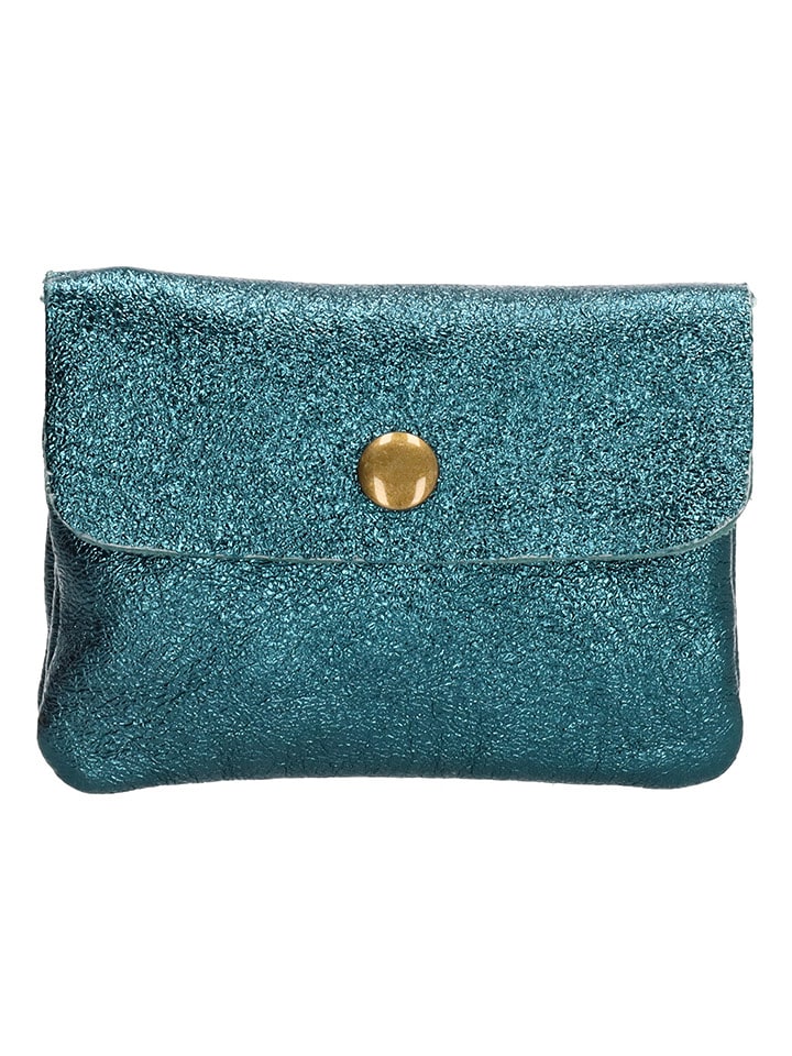 Charm Portfel "Elisa" w kolorze niebieskim - 11 x 1,5 x 7,5 cm rozmiar: onesize