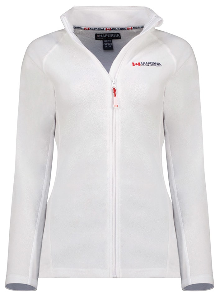 ANAPURNA Kurtka polarowa "Tonneau" w kolorze białym rozmiar: L
