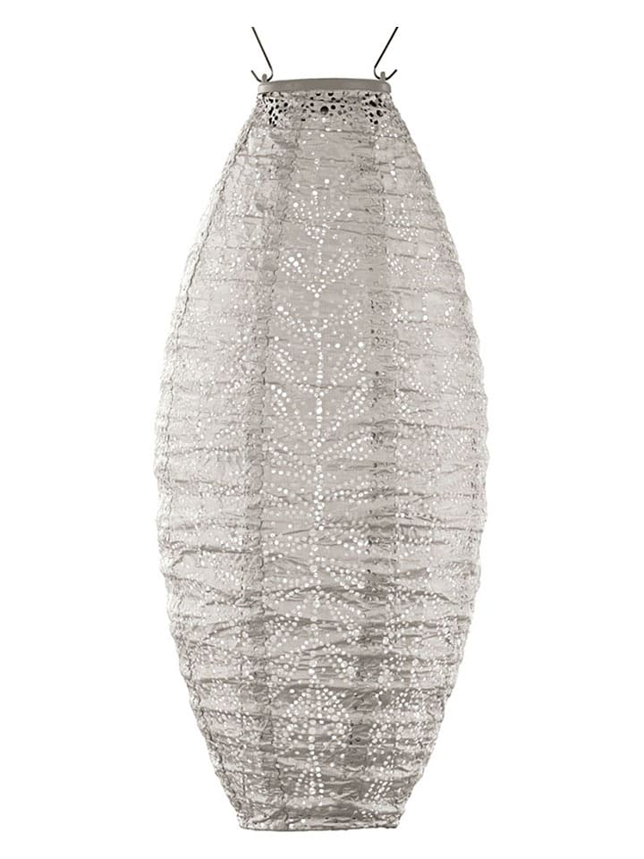 Lumiz Lampion solarny LED w kolorze szarobrązowym - wys. 45 x Ø 20 cm rozmiar: onesize