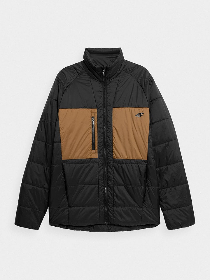 4F Kurtka trekkingowa w kolorze czarno-brązowym rozmiar: M