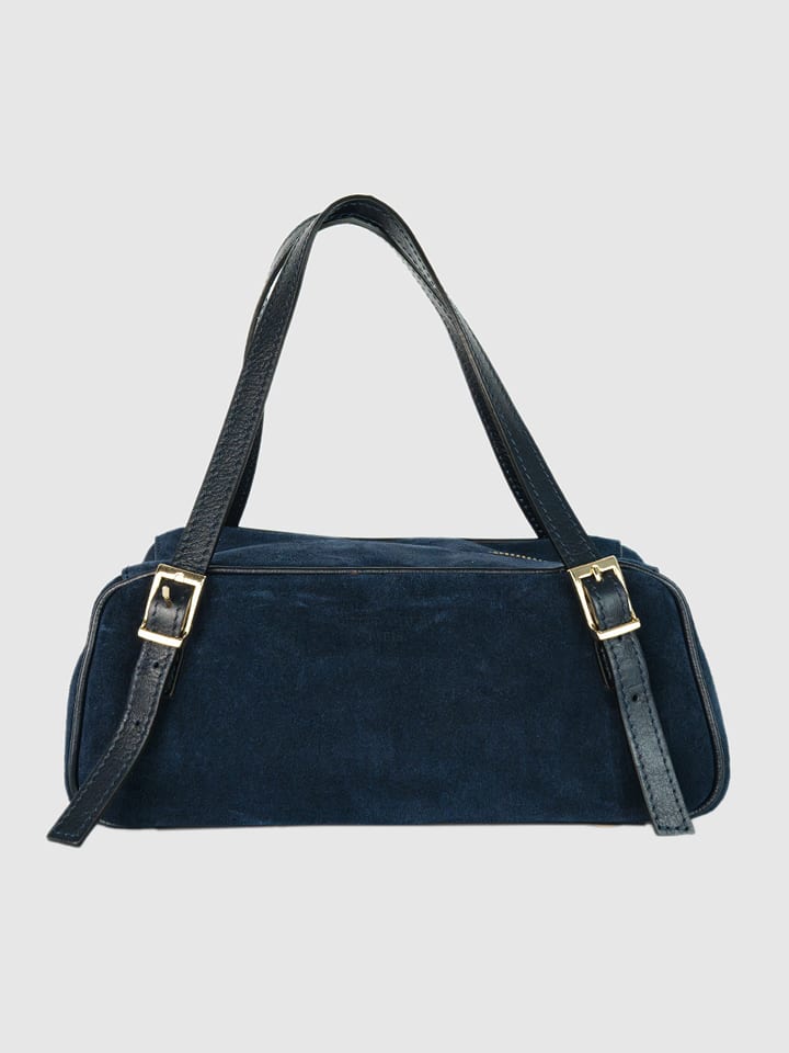 Victor & Hugo Paris Skórzana torebka "Nyxa" w kolorze granatowym - 26 x 12 x 11 cm rozmiar: onesize