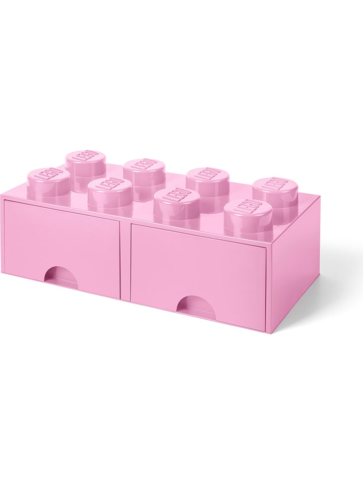 LEGO Pojemnik "Brick 8" w kolorze jasnoróżowym z szufladami - 50 x 18 x 25 cm rozmiar: onesize