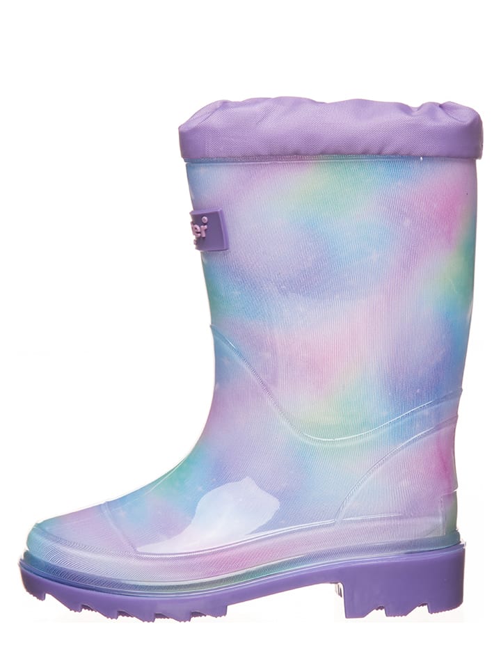 Richter Shoes Kalosze w kolorze lawendowo-zielonym rozmiar: 23