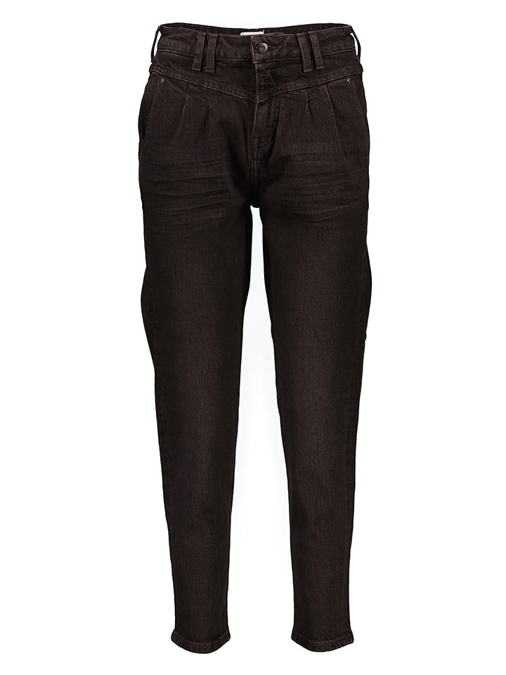 Mustang Dżinsy "Odyssey" - Mom fit - w kolorze ciemnobrązowym rozmiar: W27/L34