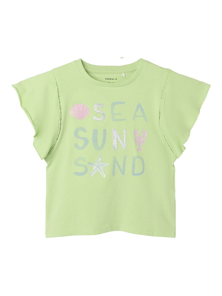 name it Koszulka w kolorze zielonym rozmiar: 92