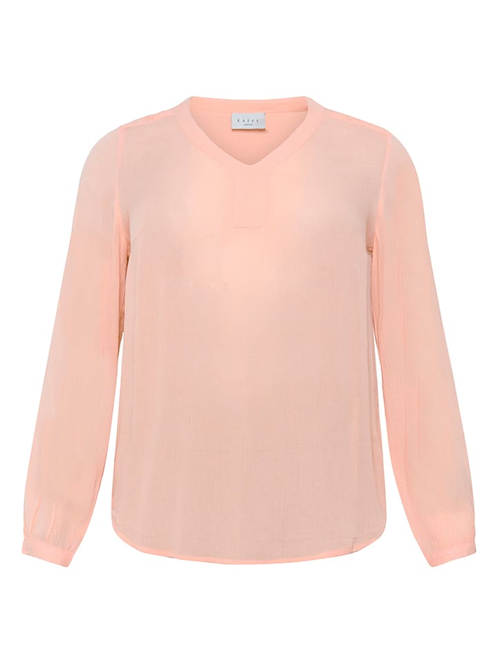 KAFFE curve Bluzka w kolorze jasnoróżowym rozmiar: 48