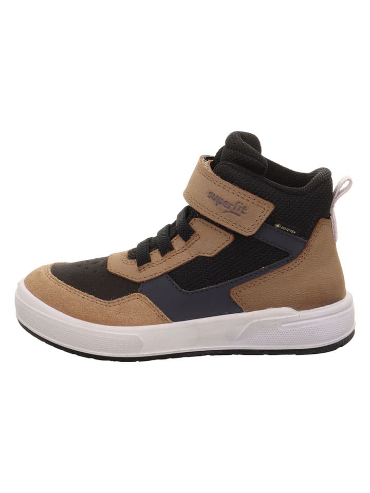 superfit Skórzane sneakersy "Maverick" w kolorze brązowym rozmiar: 36