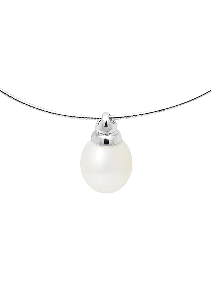 Pearline Srebrny naszyjnik z perłą - dł. 42 cm rozmiar: onesize