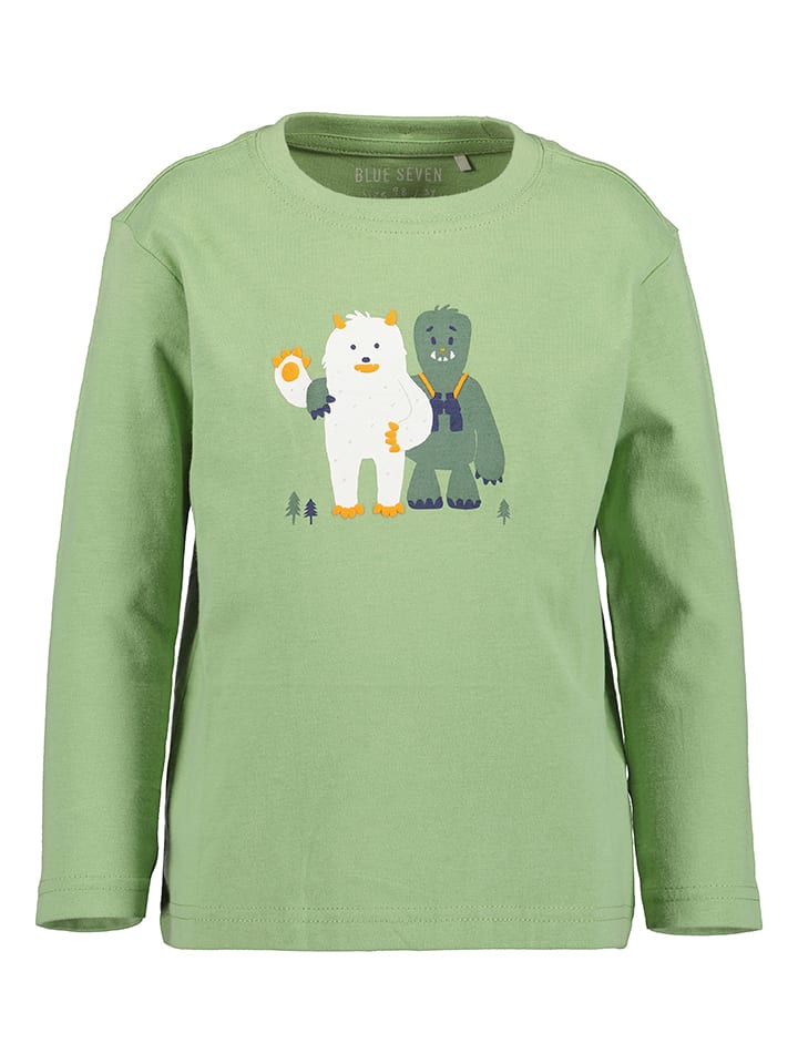 Blue Seven Koszulka w kolorze zielonym rozmiar: 110