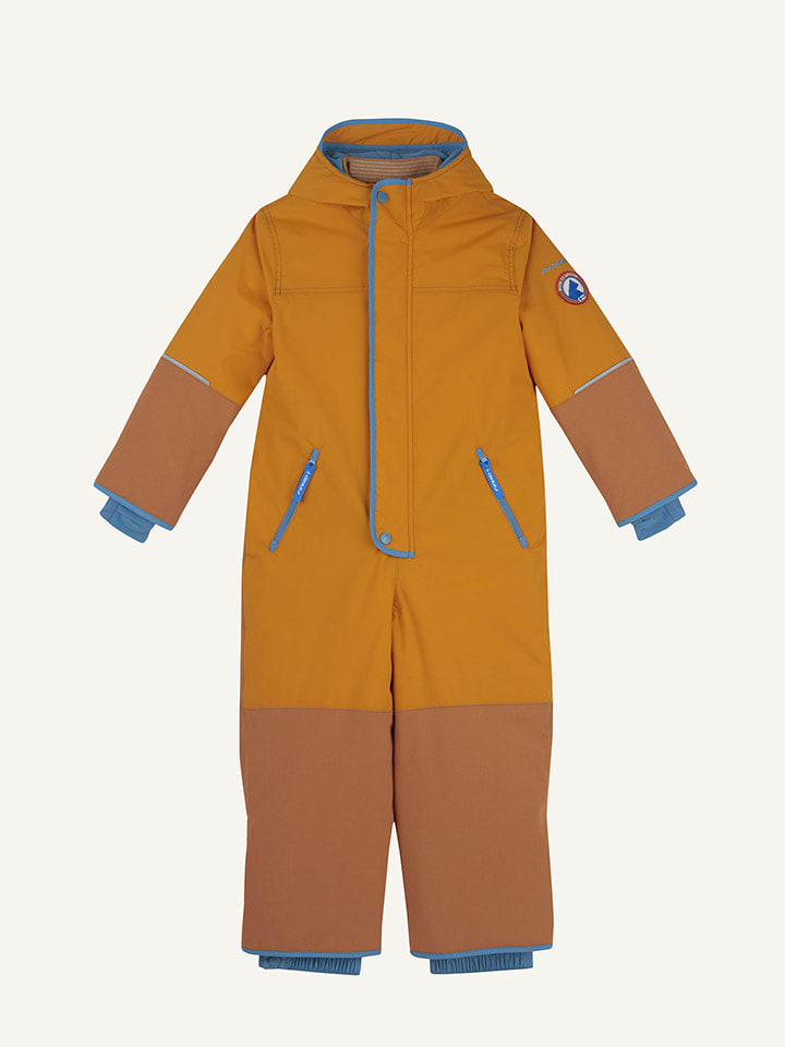 finkid Kombinezon zimowy "Husky Haalari" w kolorze musztardowo-jasnobrązowym rozmiar: 100/110