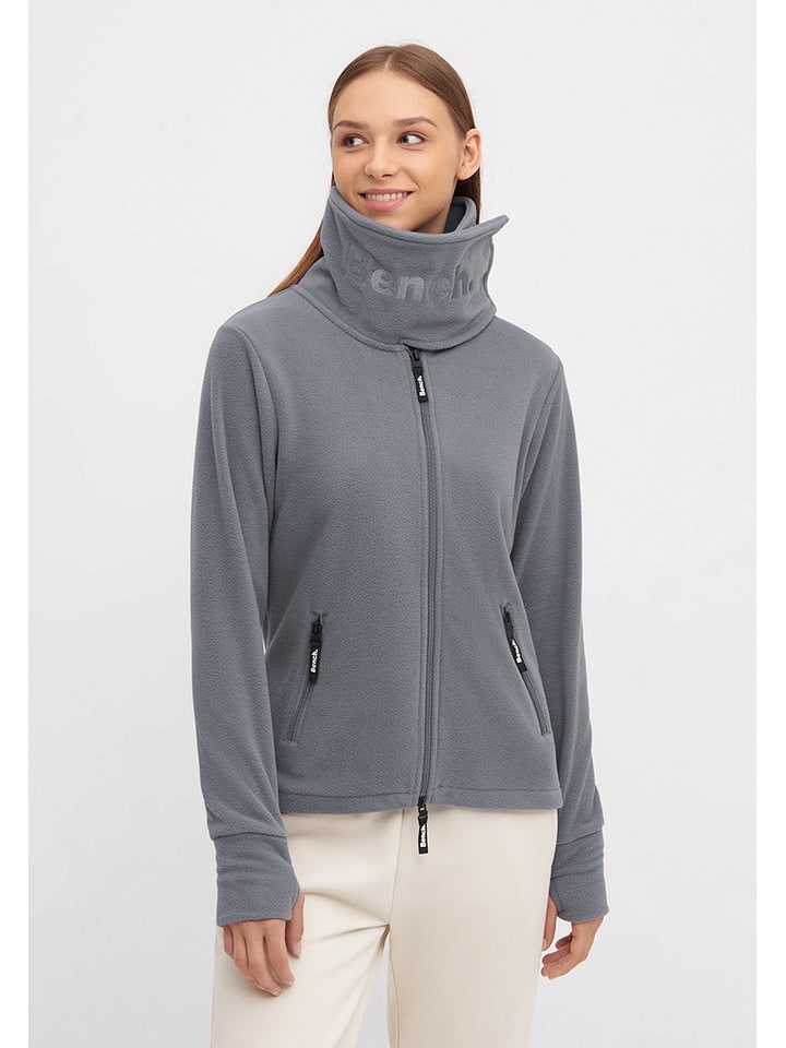 Bench Kurtka polarowa "Funnel" w kolorze szarym rozmiar: 38