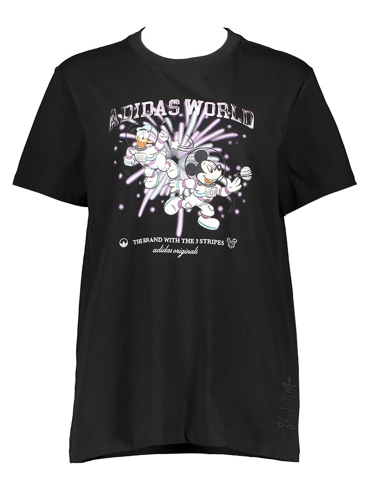 adidas Koszulka "Graphic" w kolorze czarnym rozmiar: 36