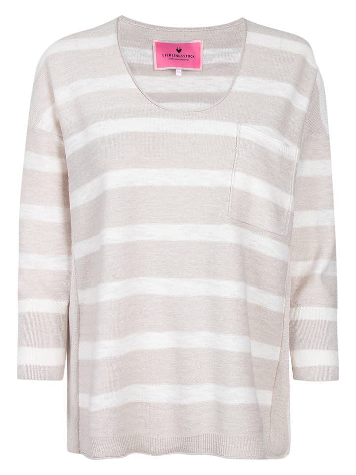 LIEBLINGSSTÜCK Sweter w kolorze beżowym rozmiar: 36