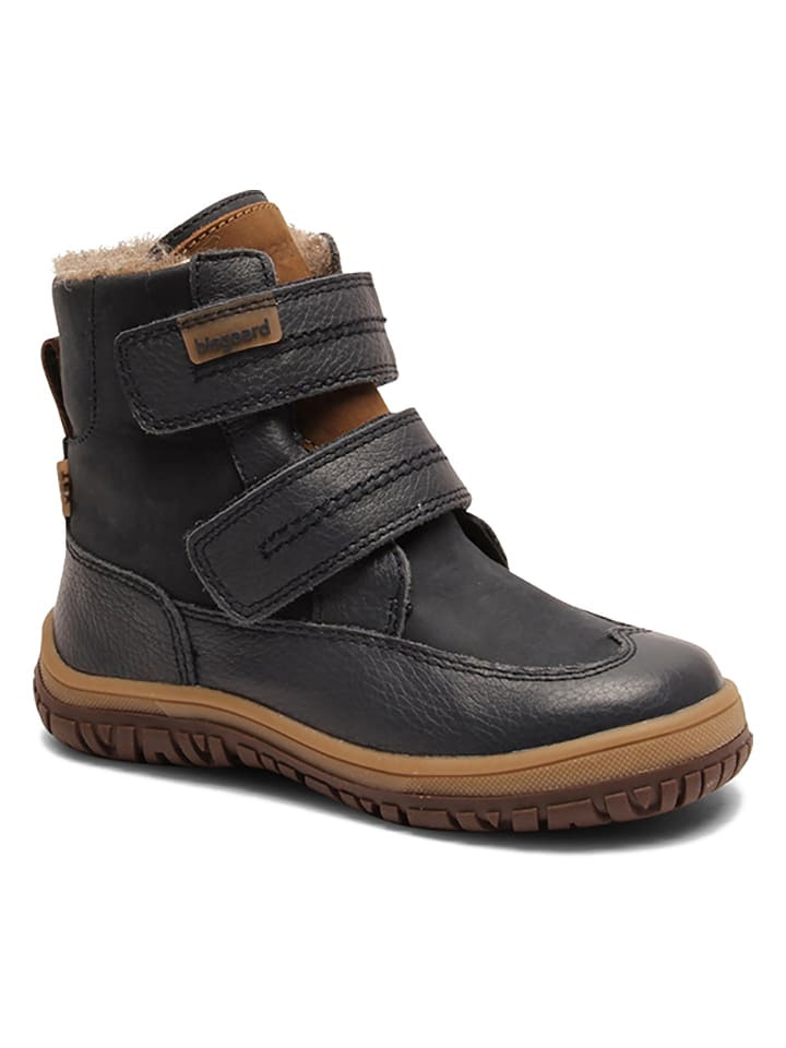 bisgaard Skórzane botki w kolorze granatowym rozmiar: 31