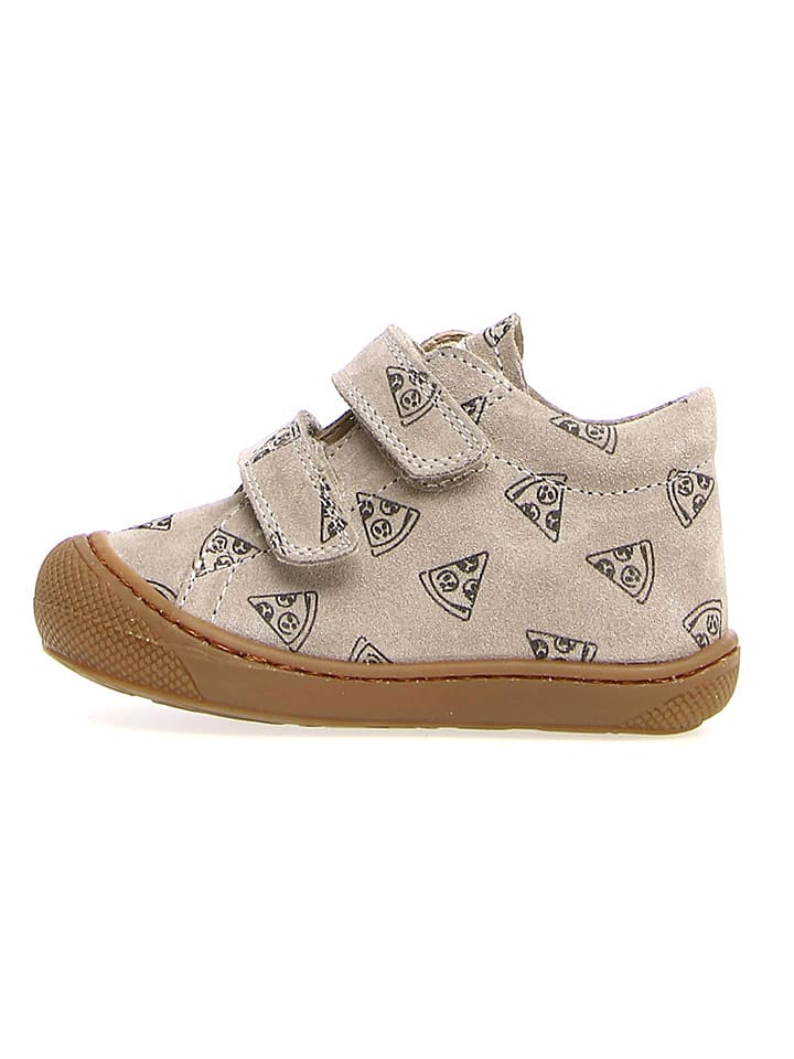Naturino Skórzane buty "Cocoon" w kolorze kremowym do nauki chodzenia rozmiar: 23
