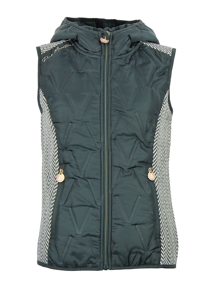 Peak Mountain Kamizelka polarowa "Antilope" w kolorze khaki rozmiar: XL