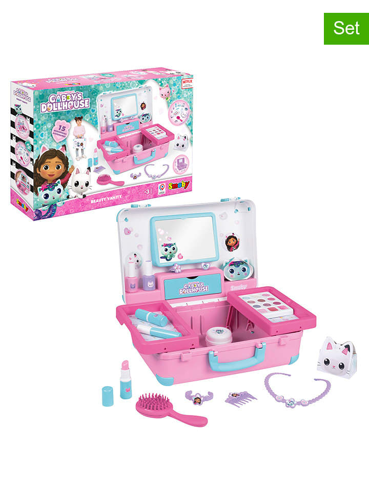 Smoby Kuferek kosmetyczny "Gaby's Dollhouse" w kolorze jasnoróżowym - 3+ rozmiar: onesize