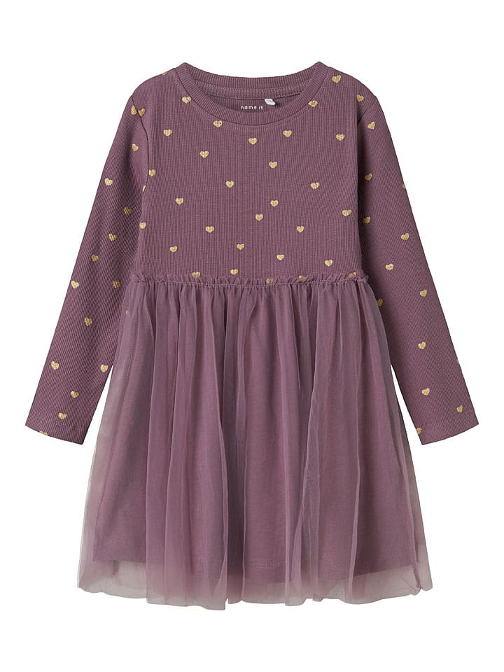 name it Sukienka w kolorze szaroróżowym rozmiar: 110