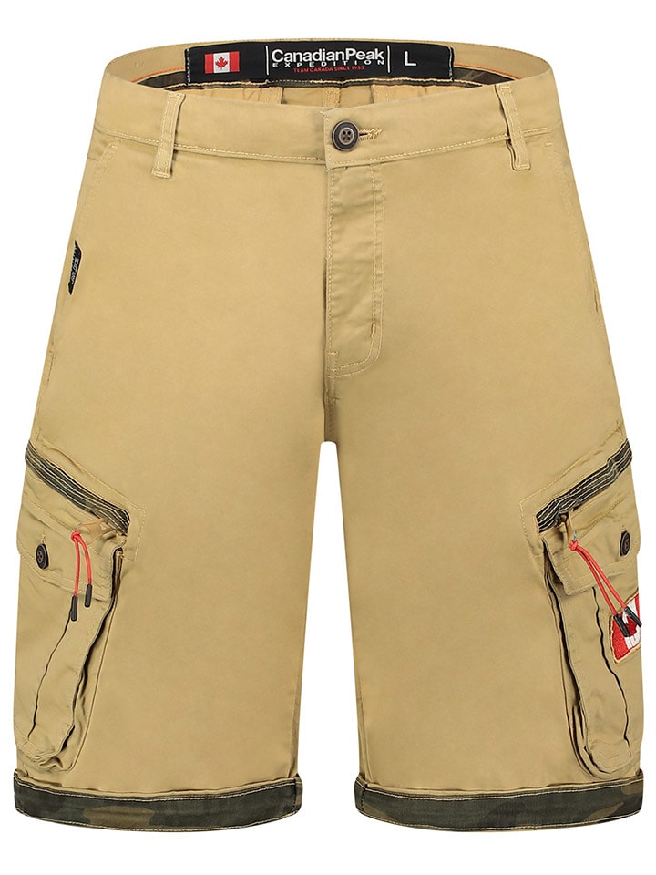 Canadian Peak Bermudy "Parenteak" w kolorze beżowym rozmiar: XXL