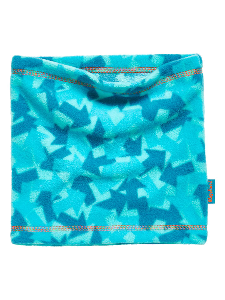 Playshoes Polarowy szal-koło w kolorze błękitnym - 23 x 23 cm rozmiar: onesize