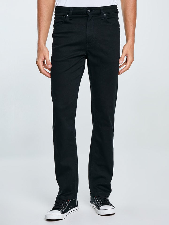 BIG STAR Dżinsy "Toros" - Regular fit - w kolorze czarnym rozmiar: W36/L34