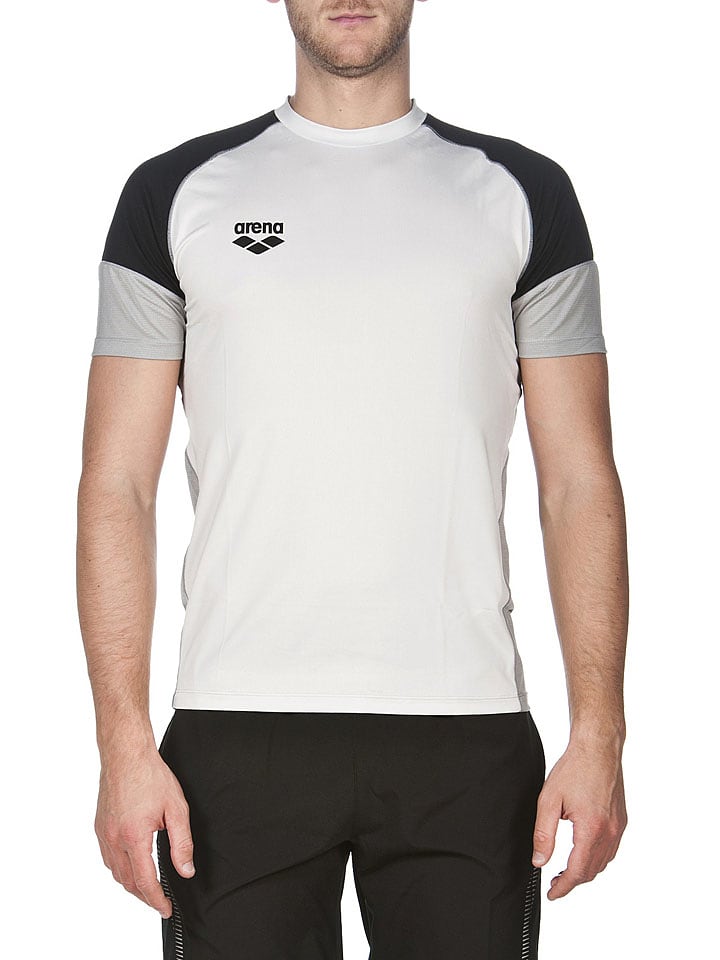 Arena Koszulka funkcyjna w kolorze biało-jasnoszaro-czarnym rozmiar: 3XL
