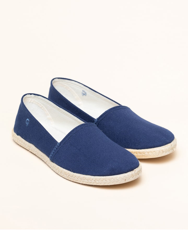 kitz-pichler Espadryle "Camping Linen" w kolorze niebieskim rozmiar: 46