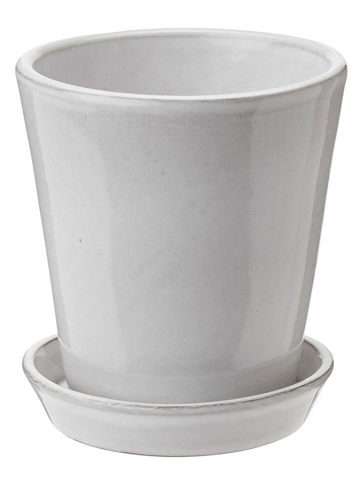 Knabstrup Doniczka "Knabstrup" w kolorze białym - wys. 12 x Ø 10,5 cm rozmiar: onesize