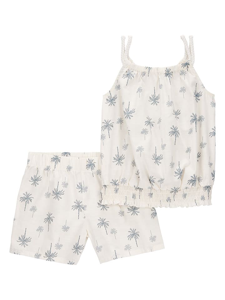 carter's 2-częściowy zestaw w kolorze białym rozmiar: 122