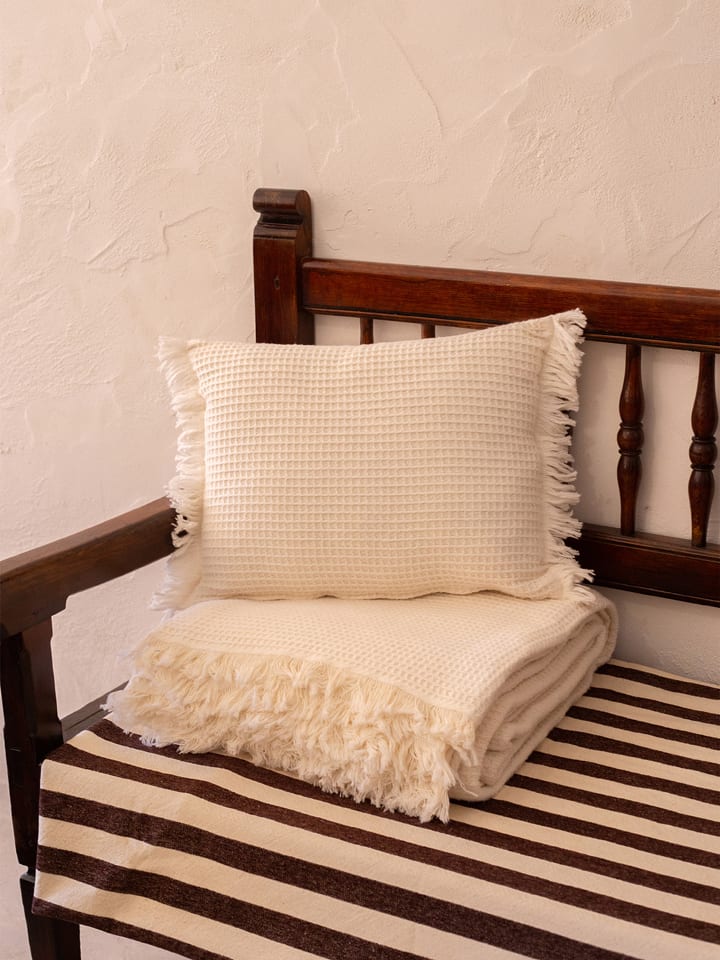 Madre Selva Koc w kolorze kremowym - 160 x 120 cm rozmiar: onesize