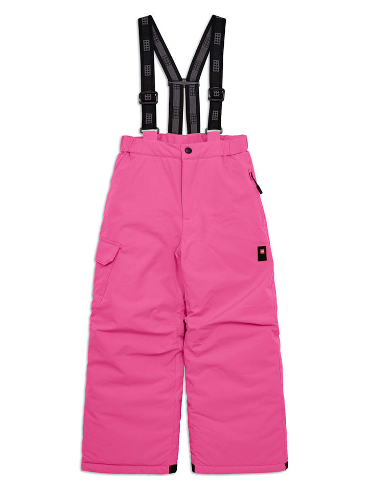 LEGO Spodnie narciarskie "Payton 701" w kolorze różowym rozmiar: 128