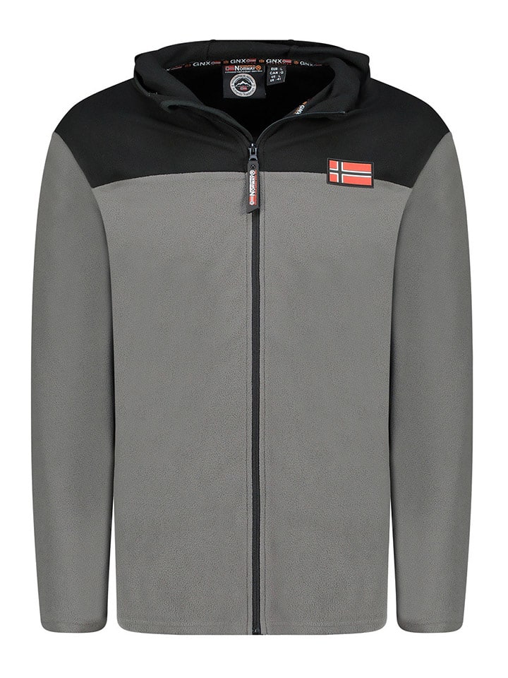 Geographical Norway Kurtka polarowa "Uniclerc" w kolorze szarym rozmiar: L