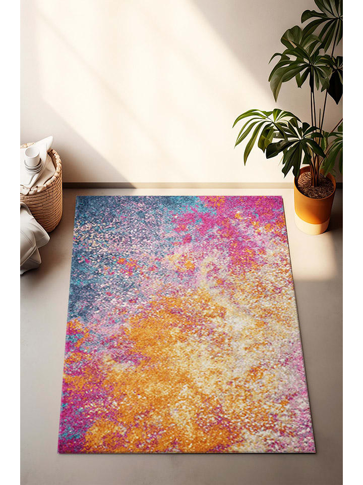 Mioli Dywan w kolorze różowo-żółto-niebieskim rozmiar: 120x180 cm