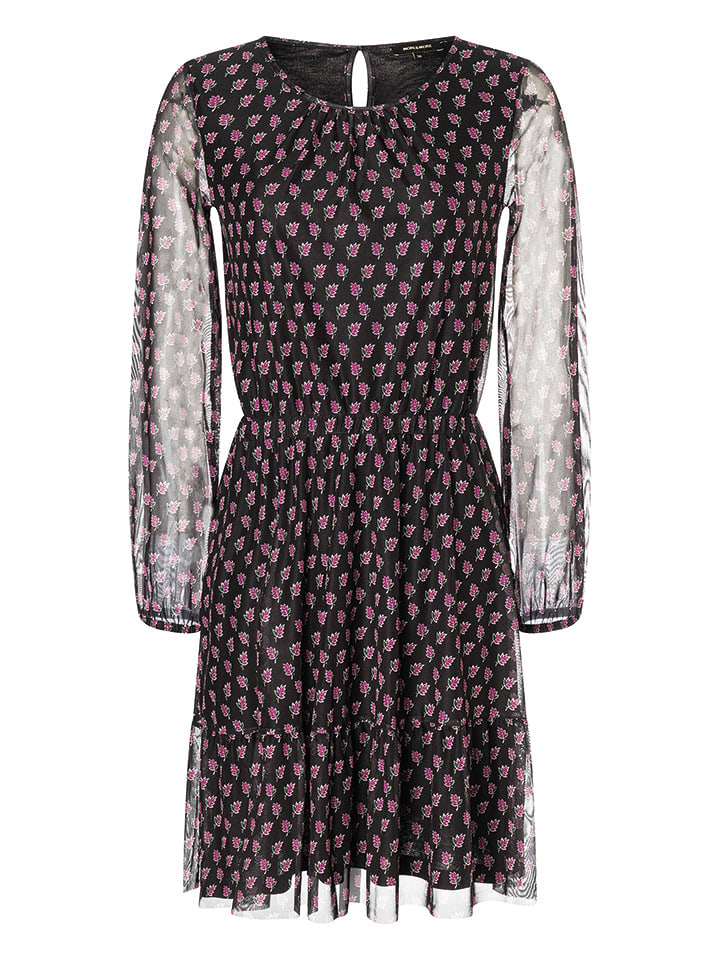 More & More Sukienka w kolorze czarno-fioletowym rozmiar: 46